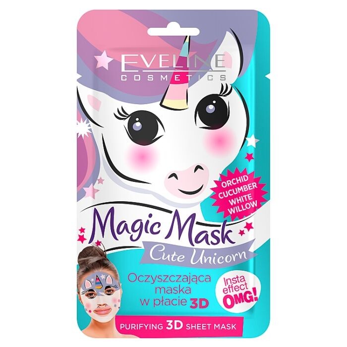

Тканевая маска Eveline Magic Mask Jednorożec, 1 шт