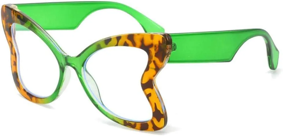 

Крупные солнцезащитные очки в форме бабочки, стильные винтажные разноцветные модели, модные женские очки с защитой от УФ-излучения UV400 WNCKSQ, Anti Blue Light 5