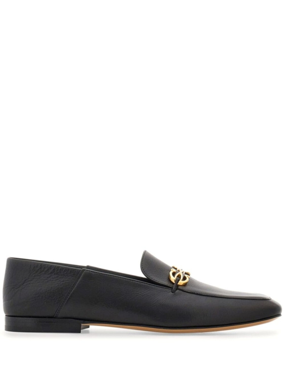 Ferragamo лоферы с подвеской Gancini, черный