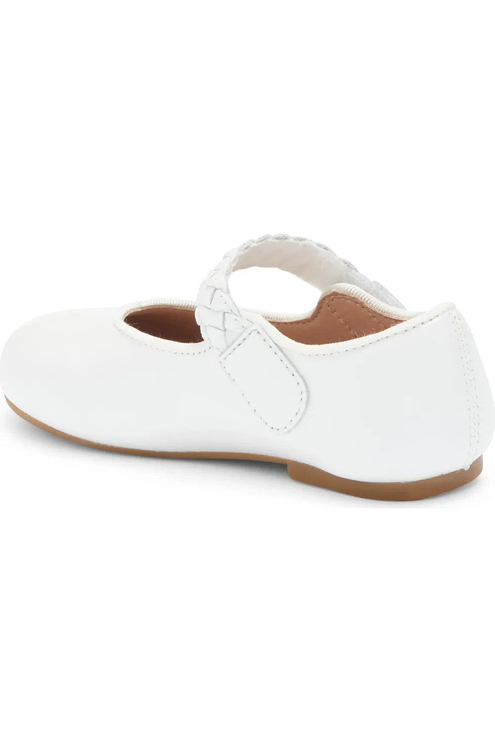 Детские туфли Мэри Джейн на плетеном ремешке Lady Plat OLD SOLES, Nacardo Blanco — фото 2