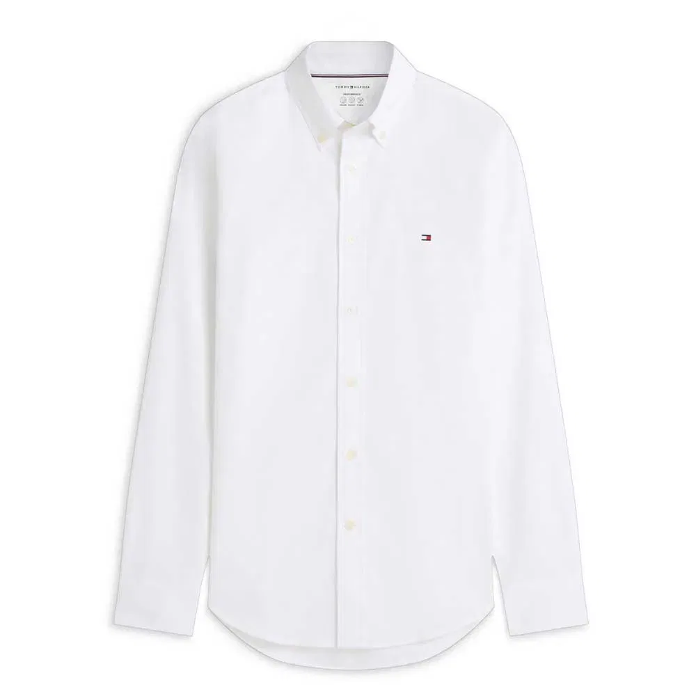 Мужская рубашка с длинным рукавом Performance Tommy hilfiger, White