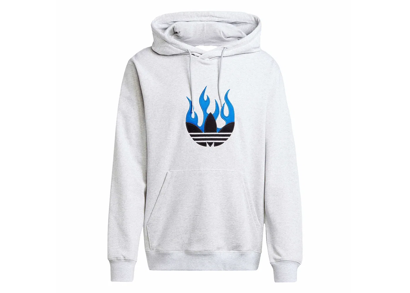 Мужская худи с длинным рукавом Adidas, Light Grey Heather