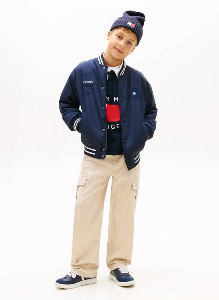 Штаны карго свободного кроя Tommy Hilfiger, песочный — фото 4