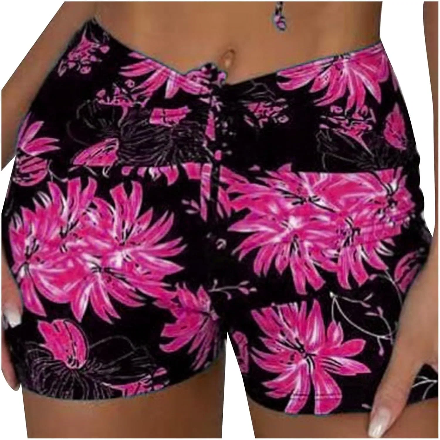 Женские плавки с принтом модели Vintage, Hot Pink