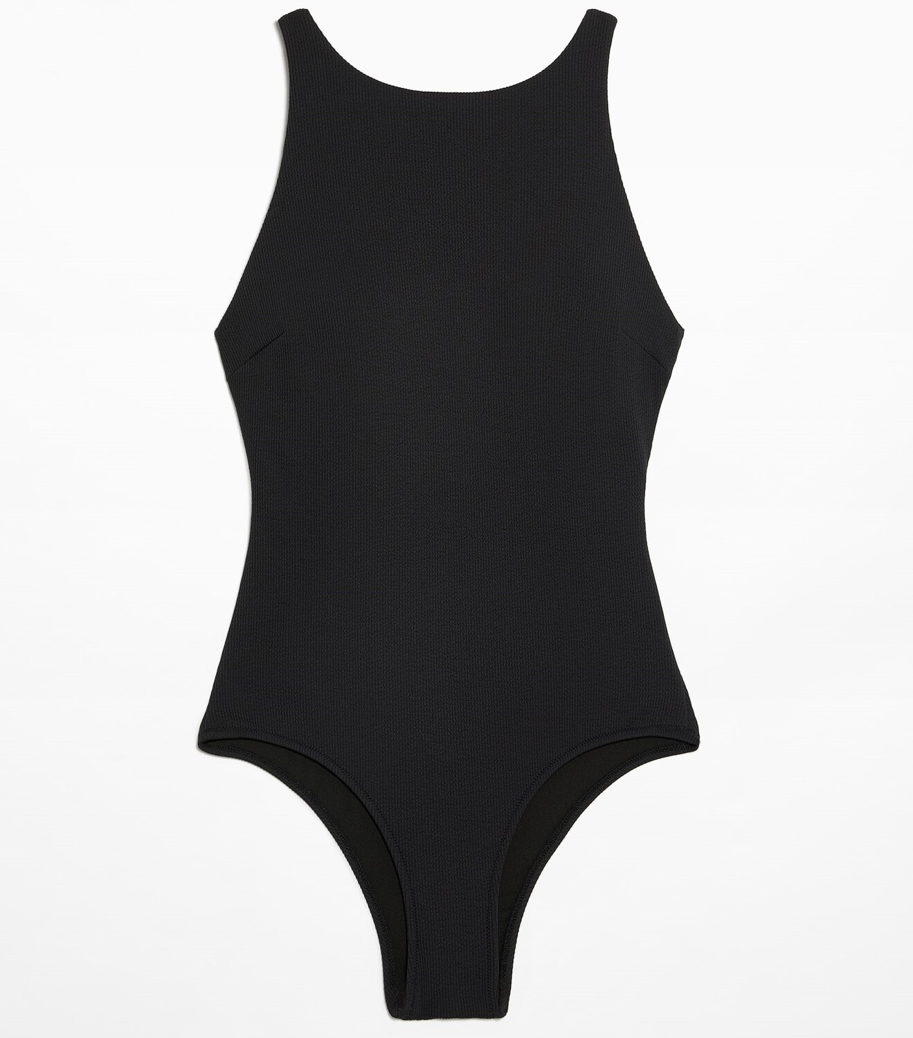 

Купальник Oysho Rib Halter, черный