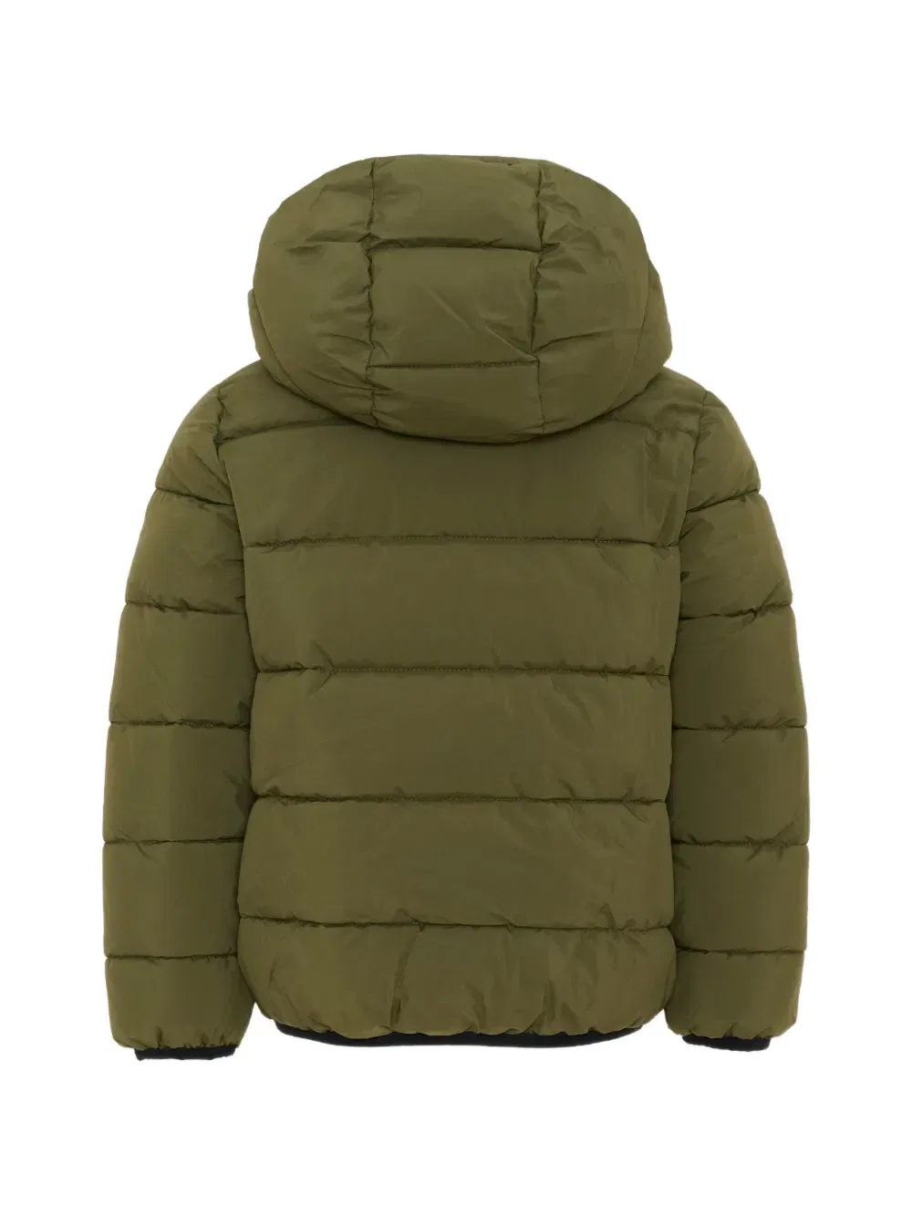 Утепленная куртка с капюшоном Levi's Kids, зеленый — фото 2