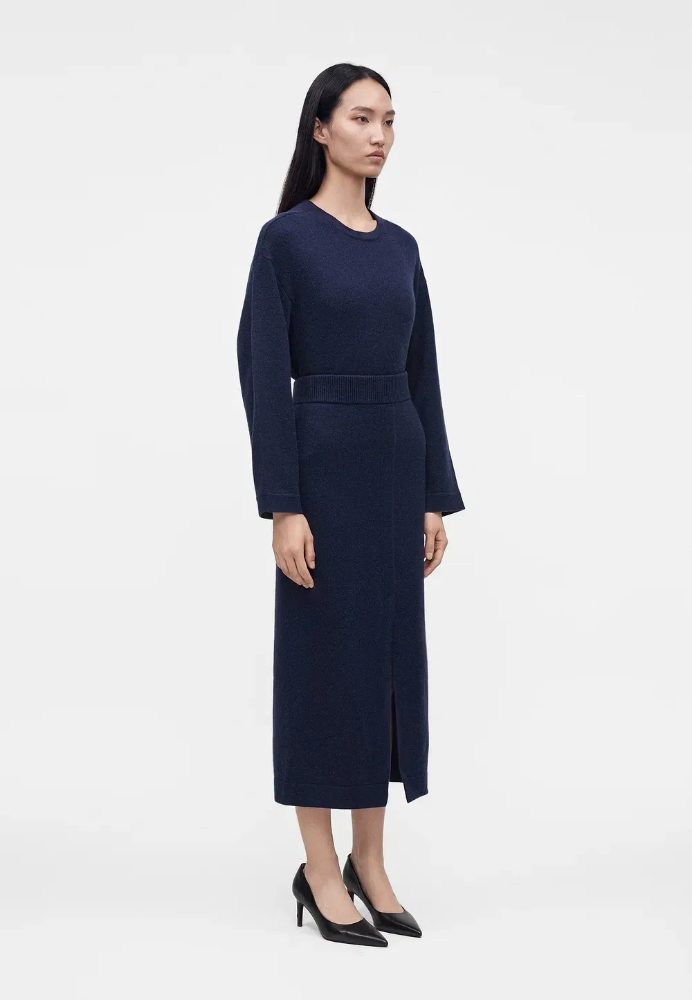 Юбка-Карандаш Emporio Armani, Storm Blue — фото 4