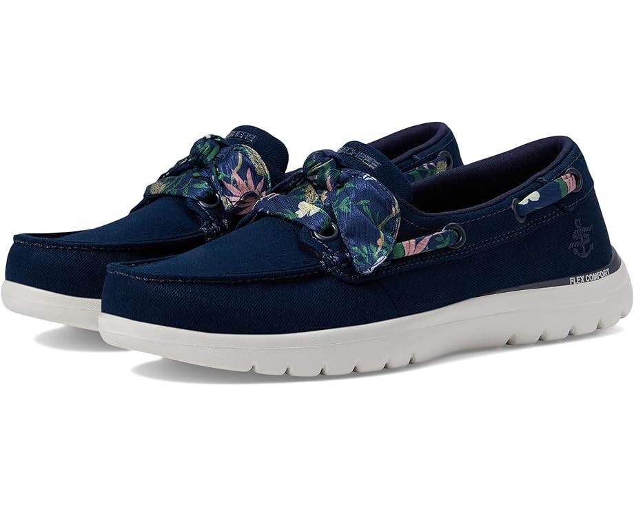 

Туфли SKECHERS Performance On-The-Go Flex-Seaside Daisy, темно-синий