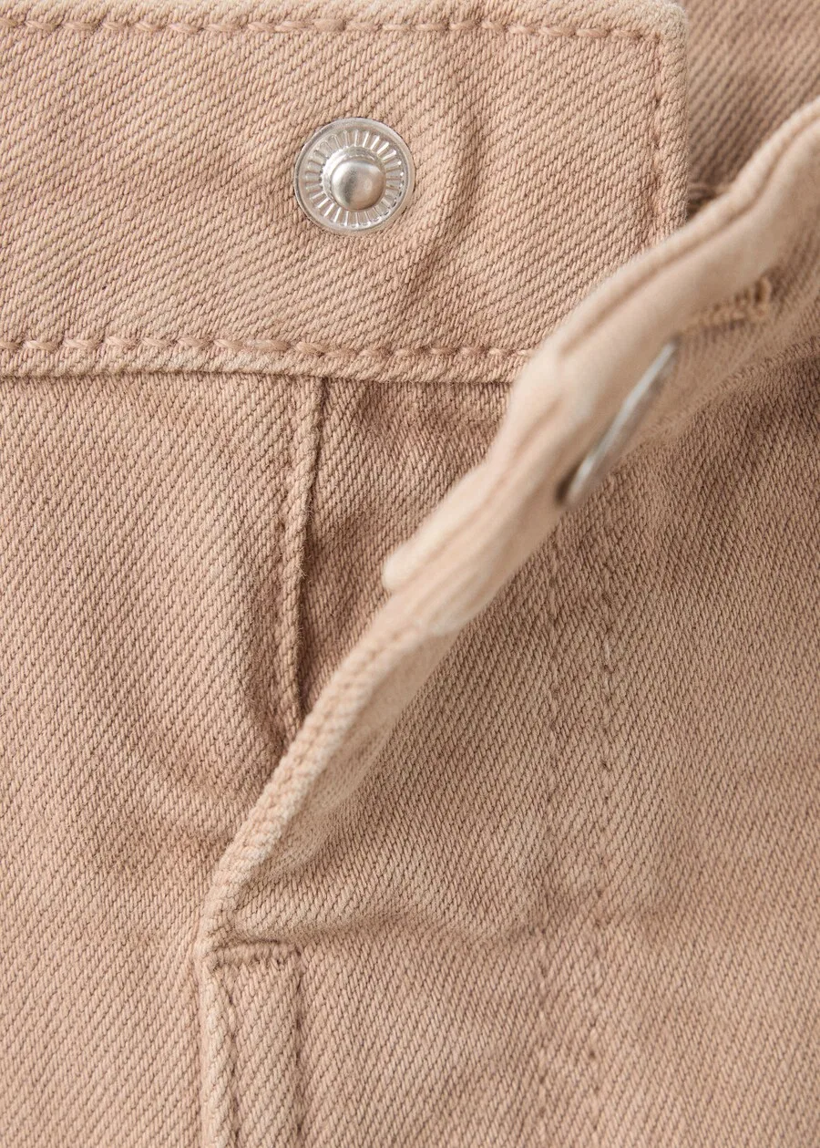 Детские джинсы MANGO KIDS Regular Jeans 'SEAMLESS' цвета мокко — фото 3