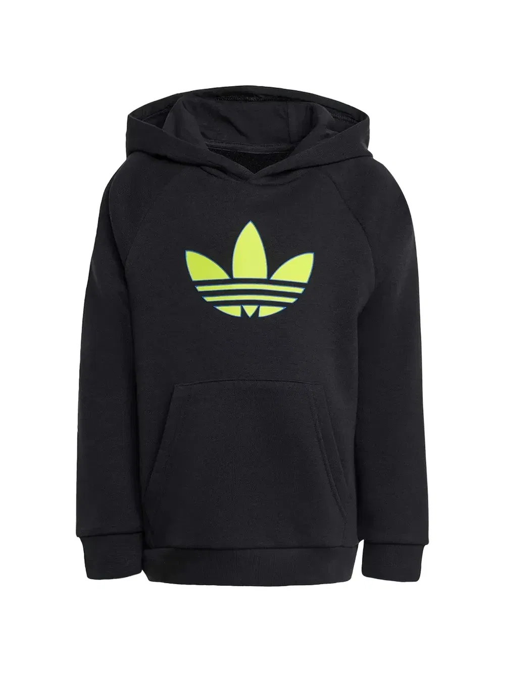 Трехлистный логотип спортивного костюма Adidas Kids, черный — фото 2