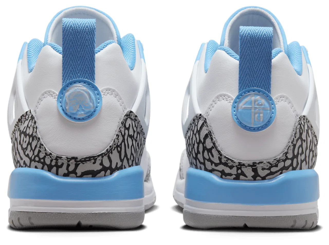 Кроссовки для мальчиков Spizike Low Jordan, цвет White/Carolina — фото 3