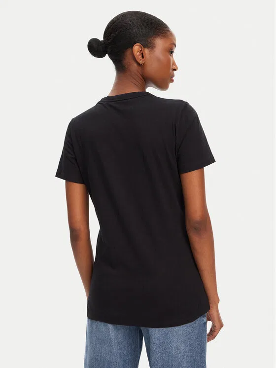 Футболка slim fit C_Elogo_5 Boss, черный — фото 3