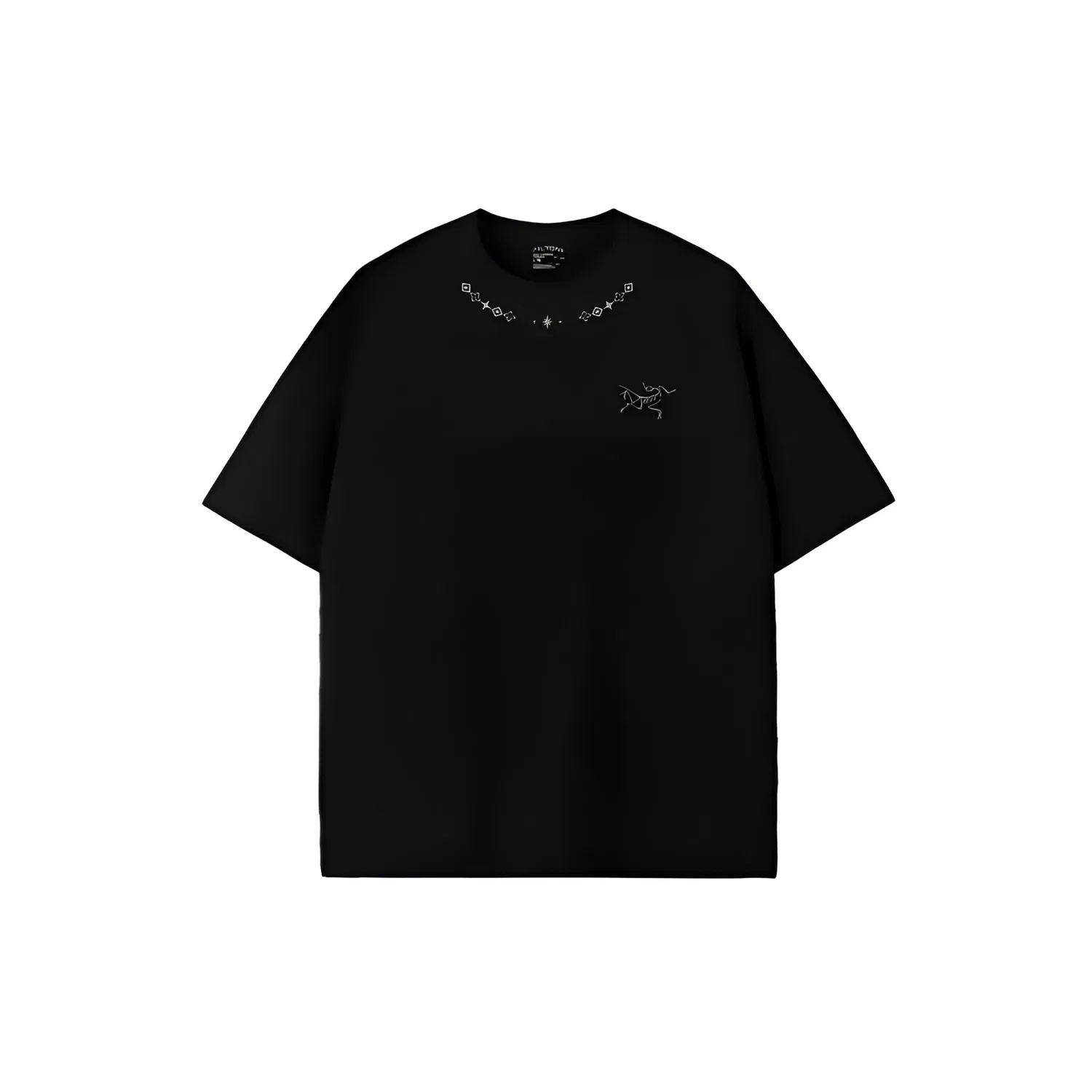 Arcteryx Футболка с контрастным принтом и вышивкой Арктерикс Крагг, Black