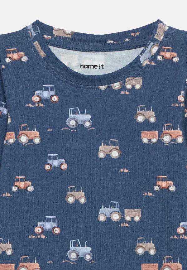 Боди с принтом Nbmfotractor Name It Vintage Indigo, индиго — фото 3