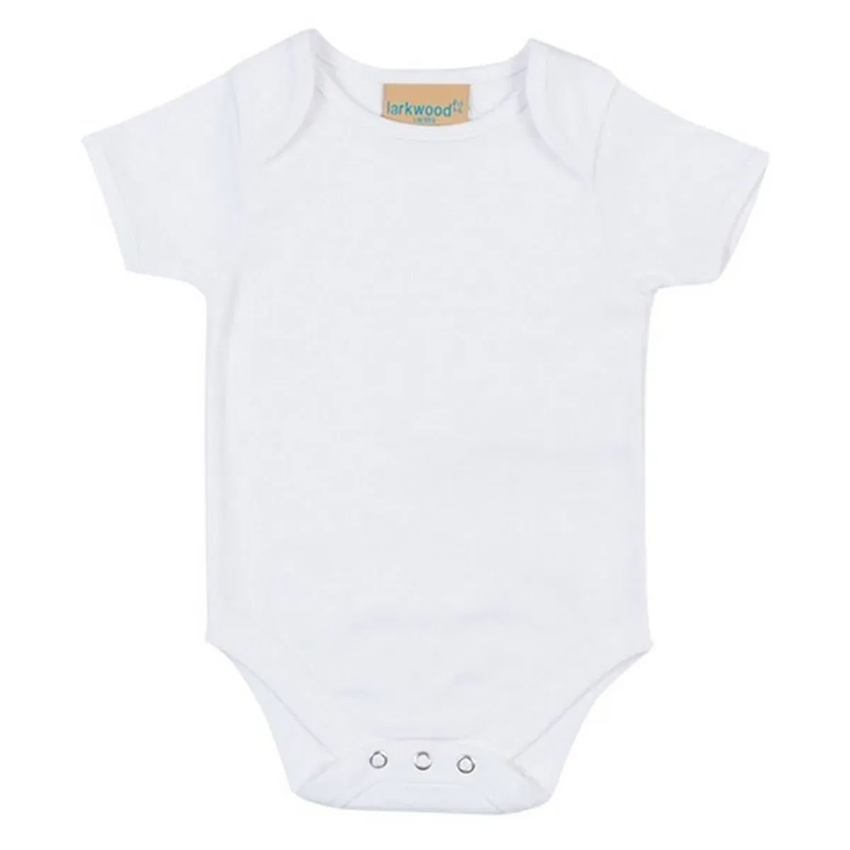 Детский боди с коротким рукавом Larkwood, White