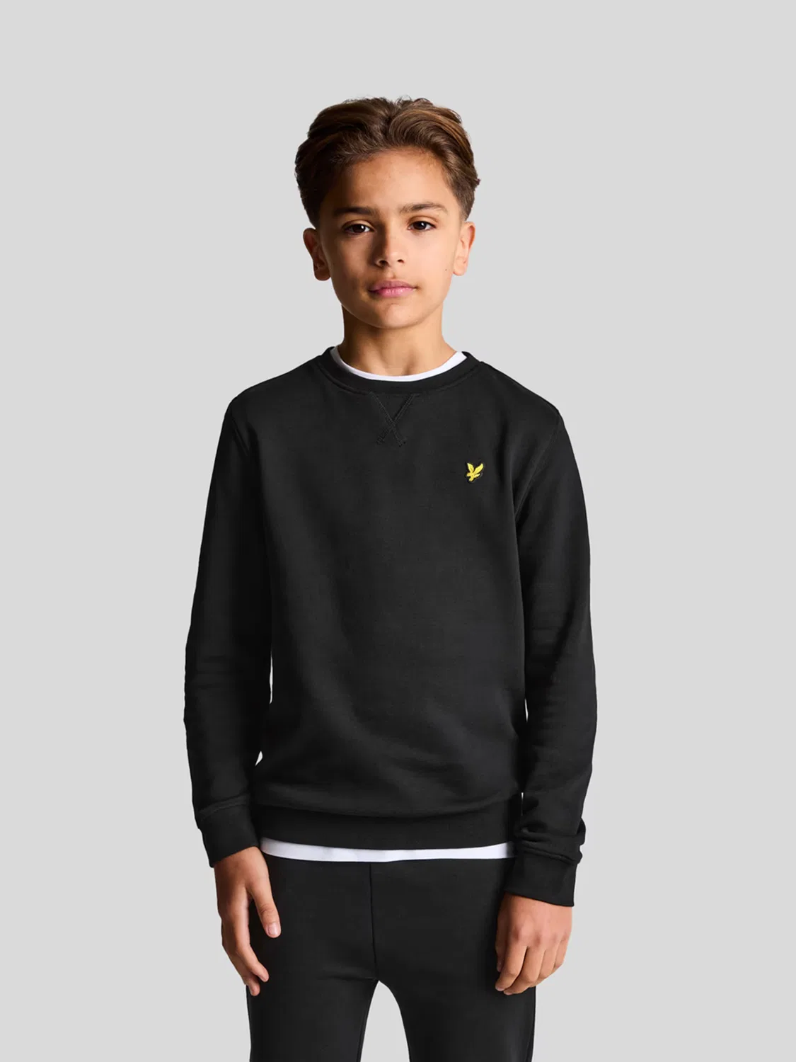 Толстовка Lyle & Scott, Black — фото 4