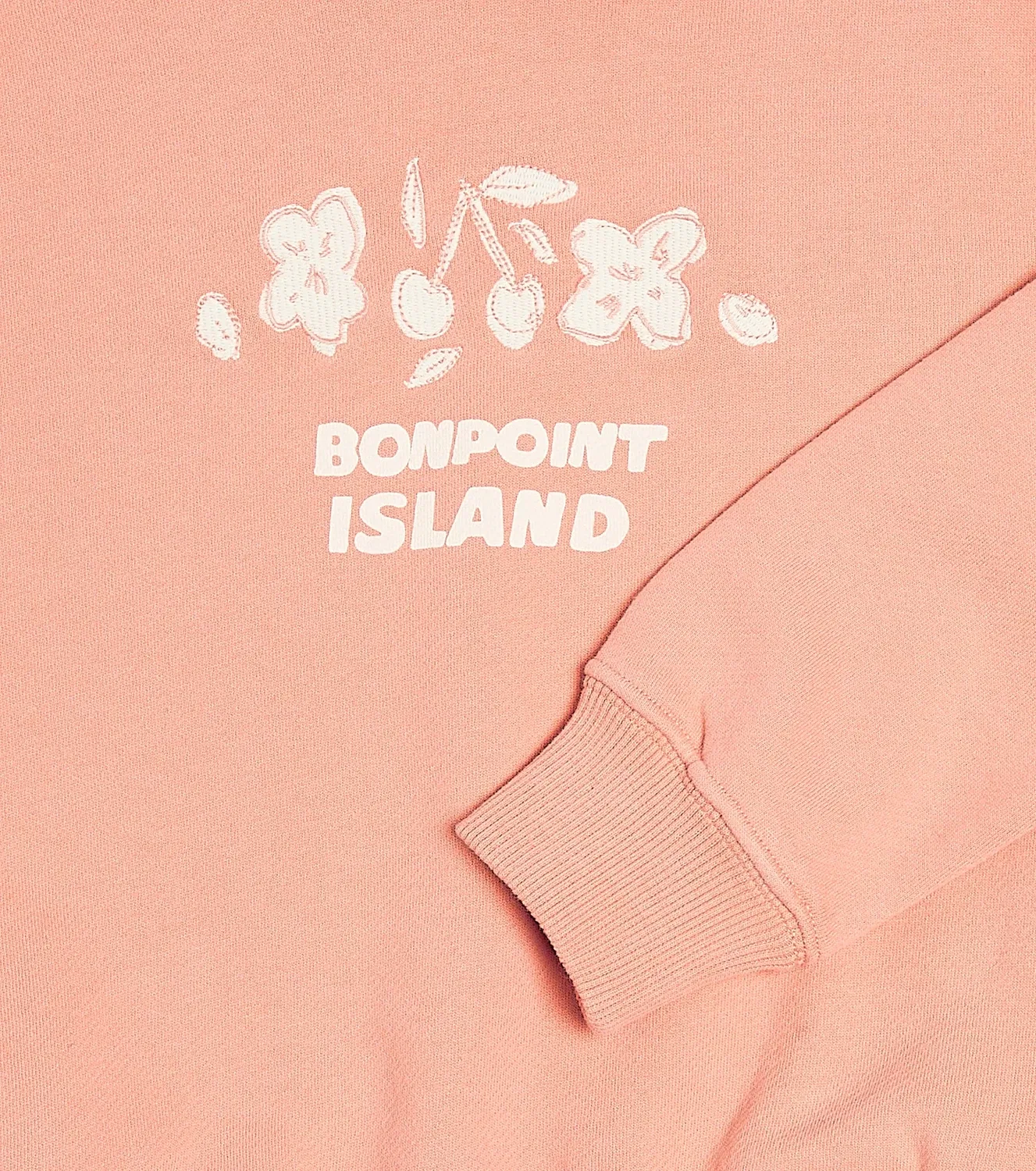 Толстовка с капюшоном из хлопка Bonpoint, оранжевый — фото 3