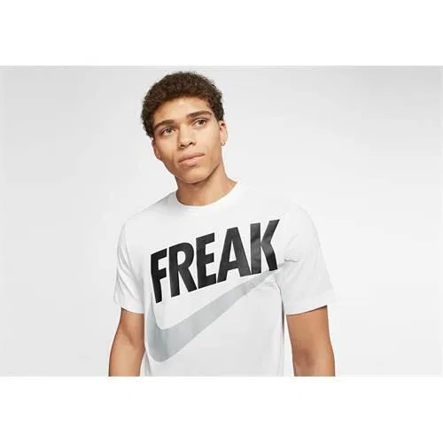 Мужская футболка с принтом Freak Nike, Weiss — фото 3