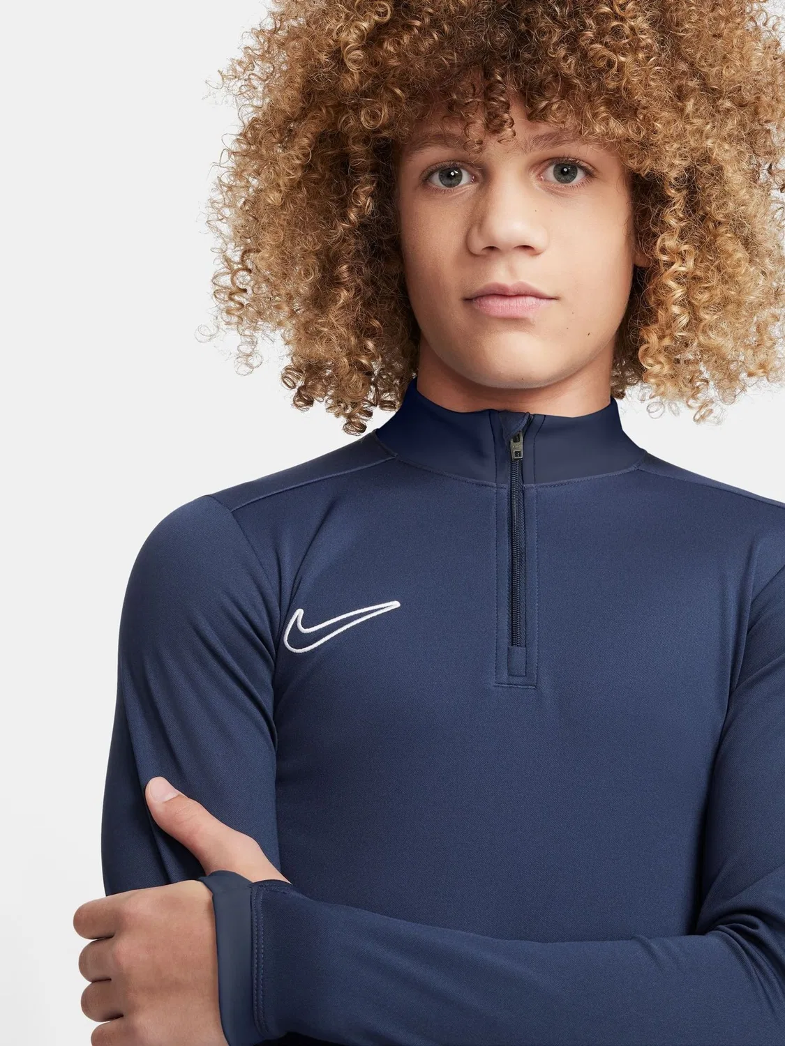 Футболка с длинным рукавом Nike Academy Dri-FIT, Midnight Navy — фото 3