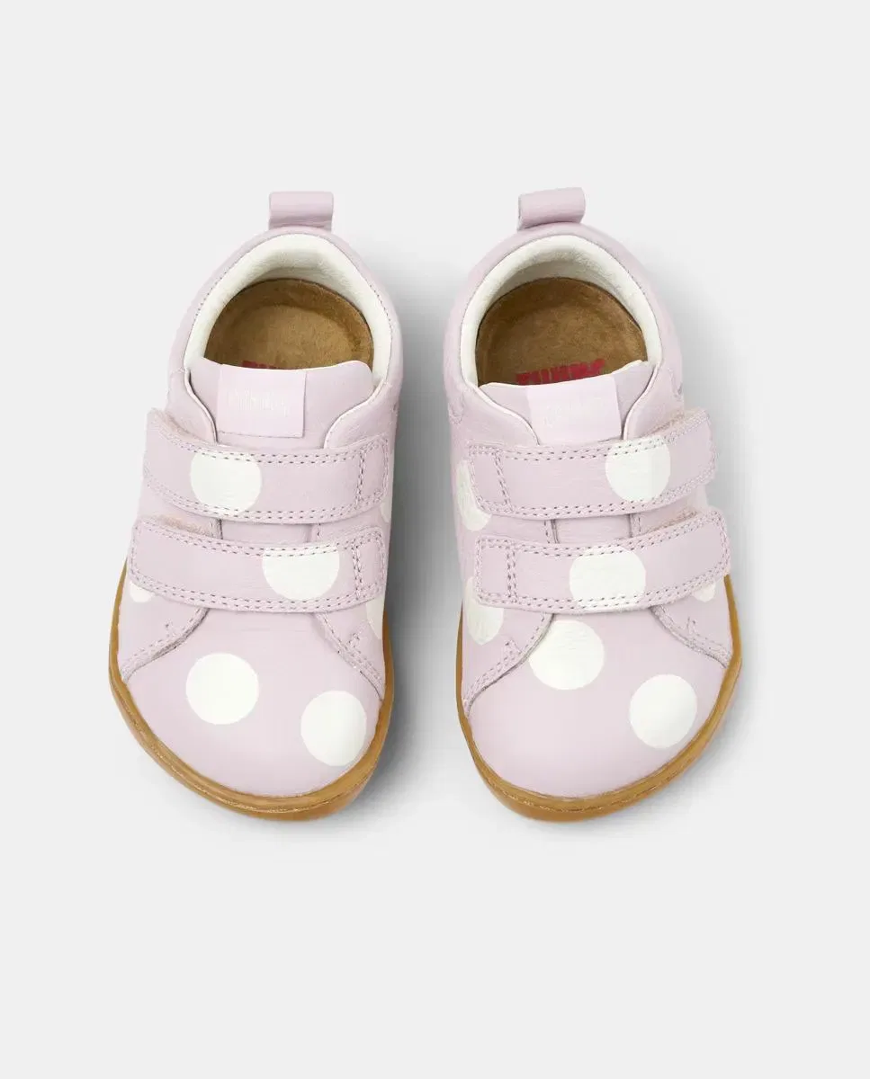 Детские кроссовки для мальчиков из кожи Peu Cami Camper, Rosa / Blanco — фото 3