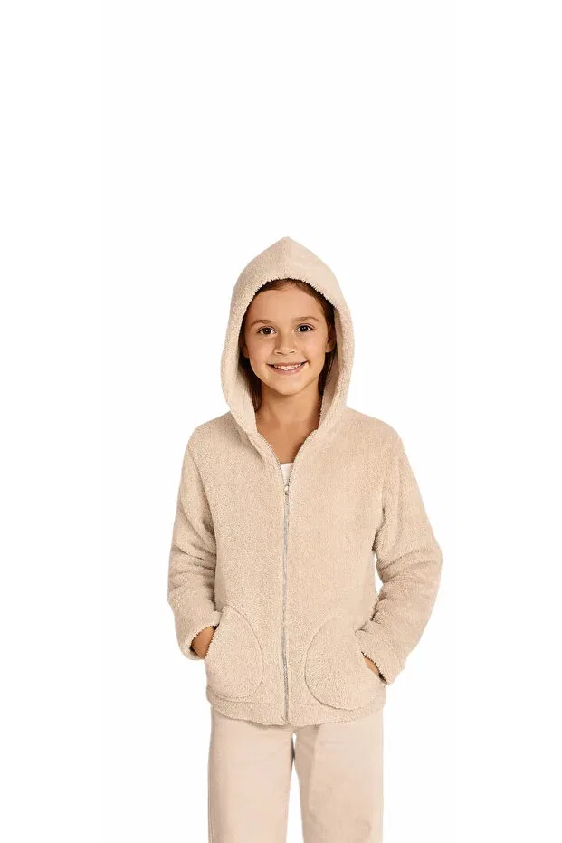 Детская куртка для девочек с капюшоном Sweet'S Collection, Beige