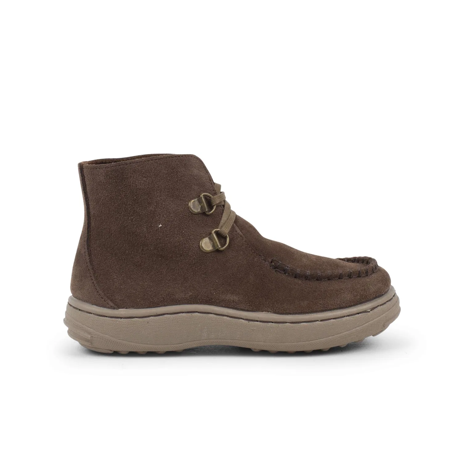Детские ботинки для мальчиков со шнуровкой Pisamonas Indian Boots With Laces and Non-slip Sole, Taupe