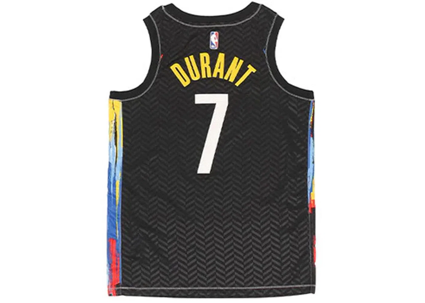 Мужская джерси с принтом Nike NBA Brooklyn Nets Durant City Edition Jersey, Black — фото 2