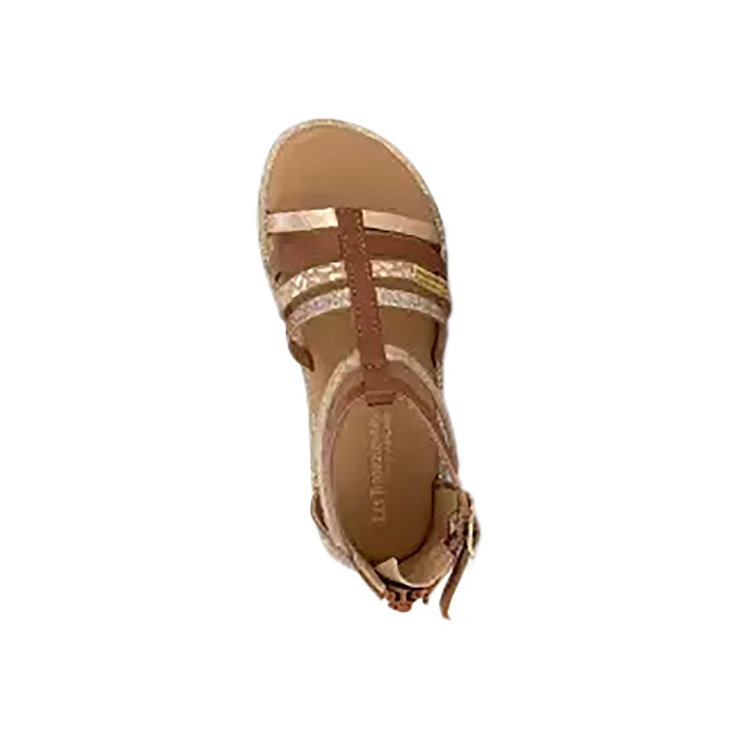 Сандалии кожаные детские Iniame-Ledersandalen für Kinder Les Tropéziennes Par M Belarbi, коричневый — фото 3