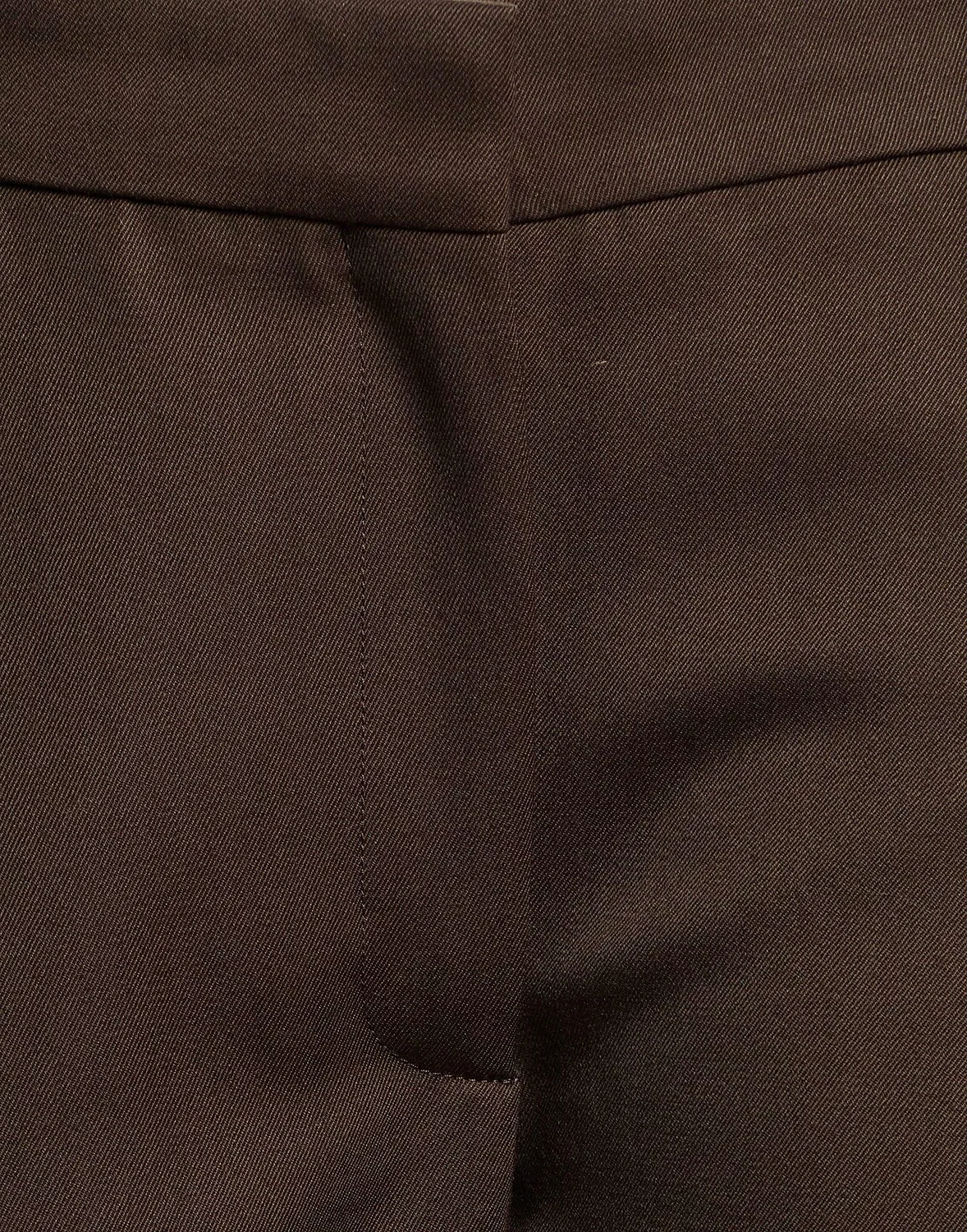 Женские широкие брюки из шерсти Acne Studios, темно-коричневый — фото 4
