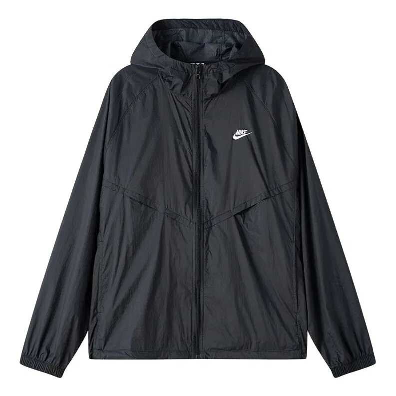 Мужская куртка с длинным рукавом Nike Windrunner Full-Zip UV Jacket, черный