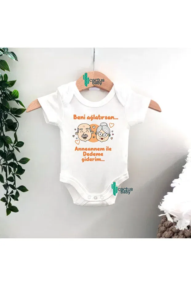 Детское боди для новорожденных с принтом Cactus Collection, Anneanne