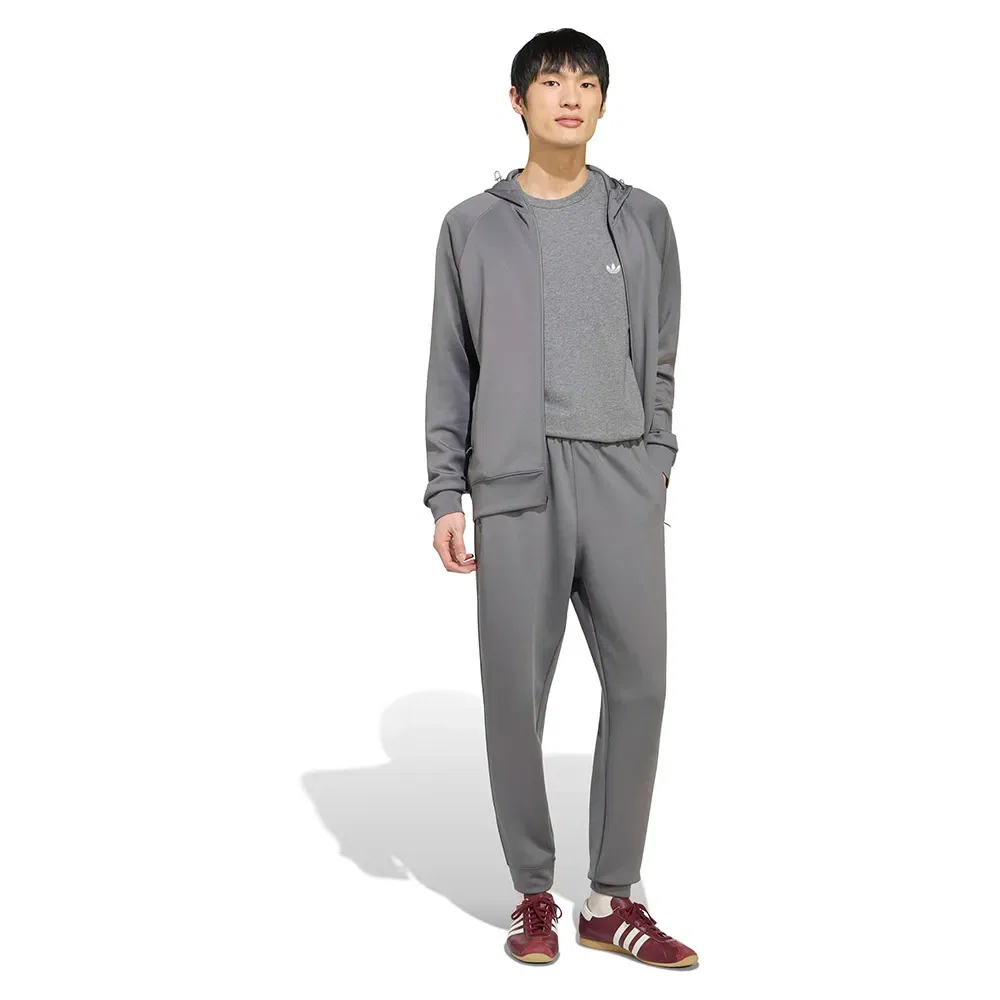 Мужские спортивные брюки из спейсера Trefoil Essentials Spacer Track Adidas Originals, Grey — фото 4
