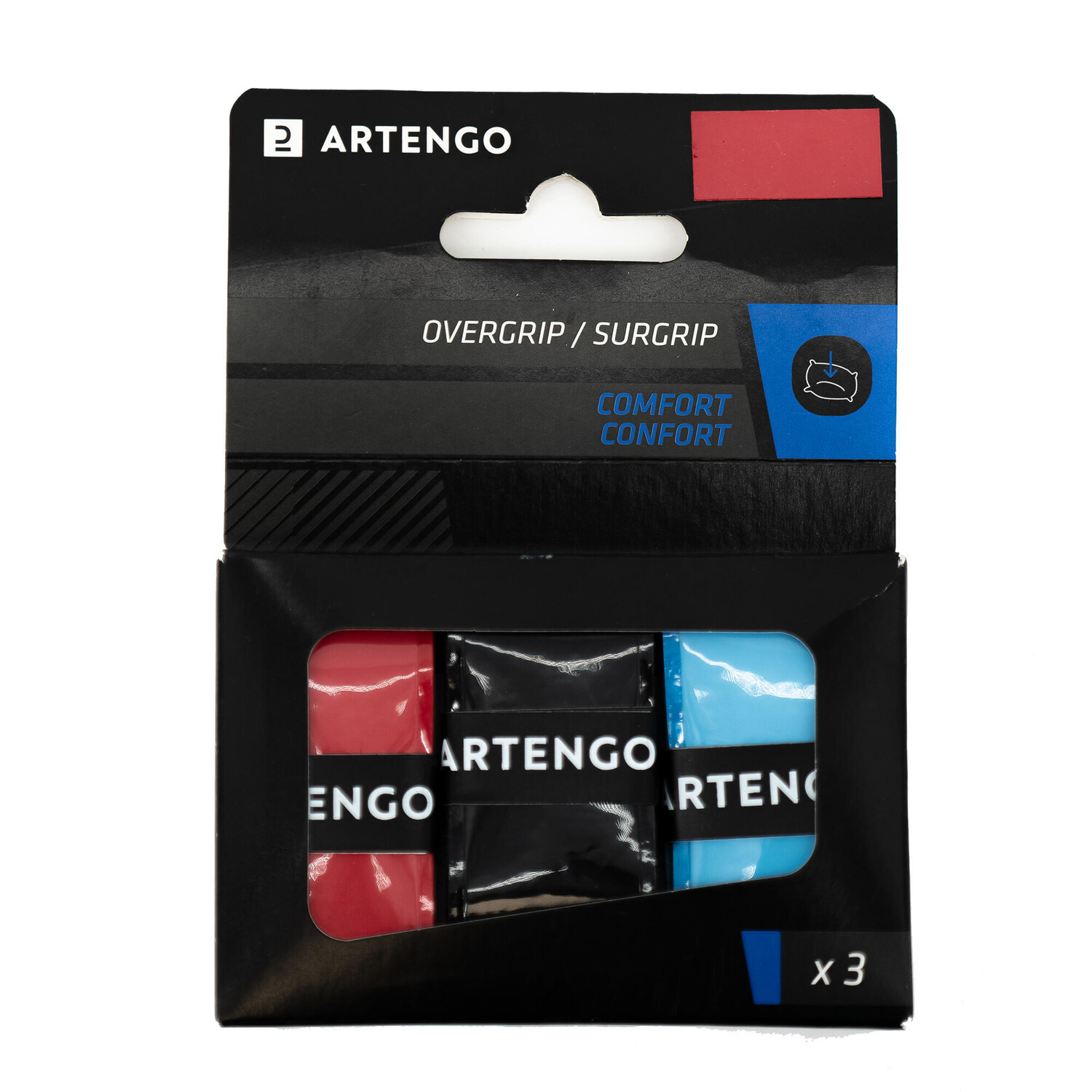 

Лента Grip Tape Tennis Comfort Overgrip Многоцветная, 3 шт. в упаковке ARTENGO, красочный