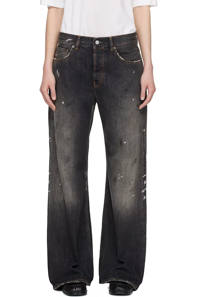 Черные джинсы стандартного кроя Acne Studios