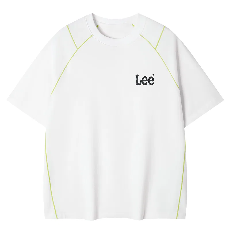 Детская футболка с коротким рукавом Lee, Moon White