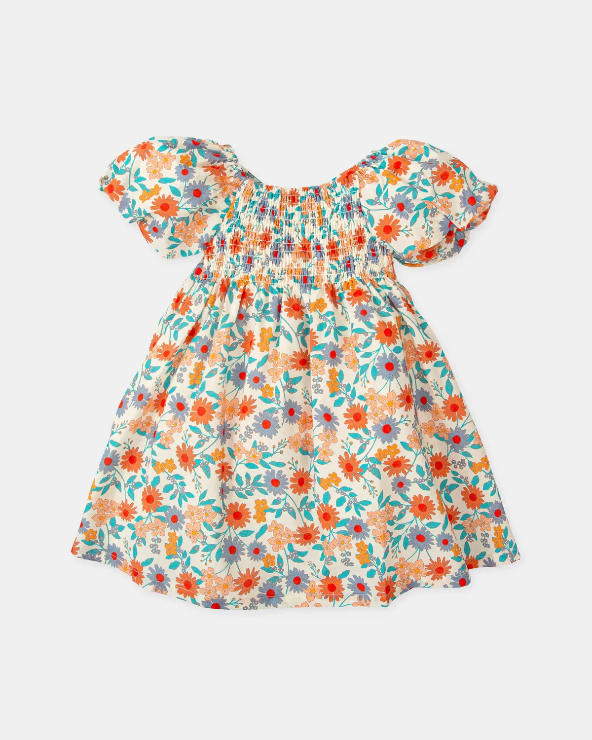 Детское платье для девочек с коротким рукавом Tutto Piccolo, Multicolor — фото 3