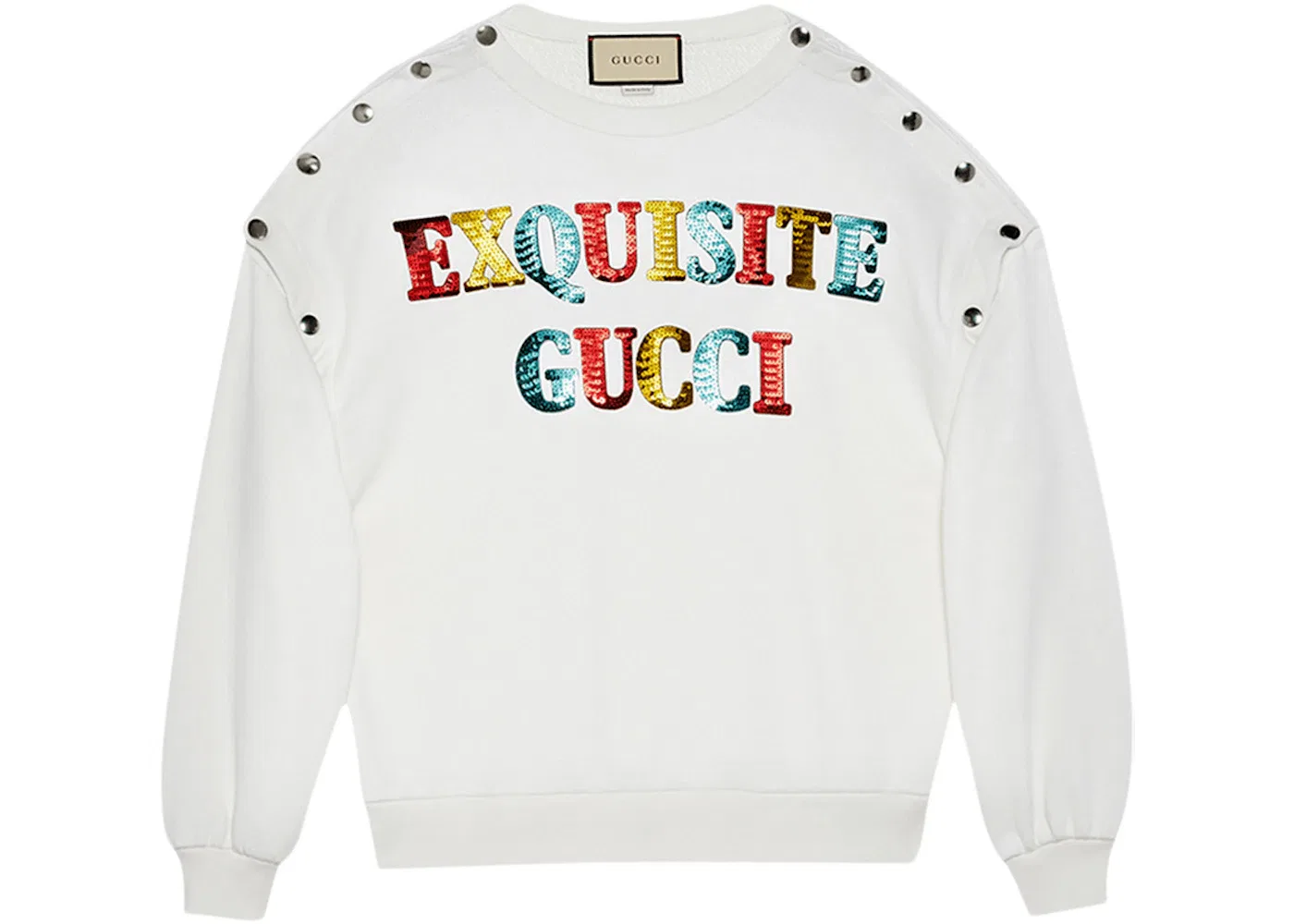 Женский свитшот с принтом Exquisite Gucci Gucci, White