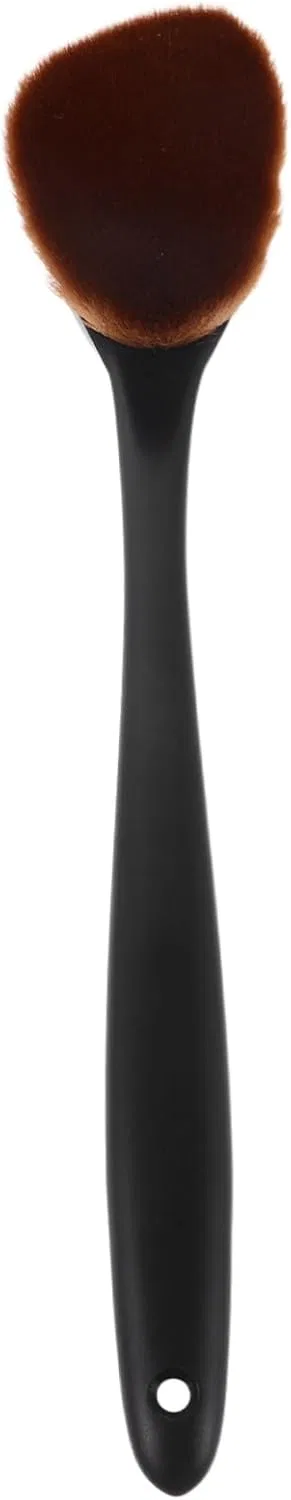 Кисть для автозагара с длинной ручкой PLAFOPE, 32.5x6.5x4 см, Черный