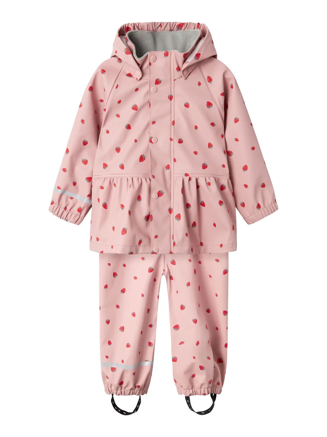 Дождевик с капюшоном Regenset Name It, бледно-лиловый