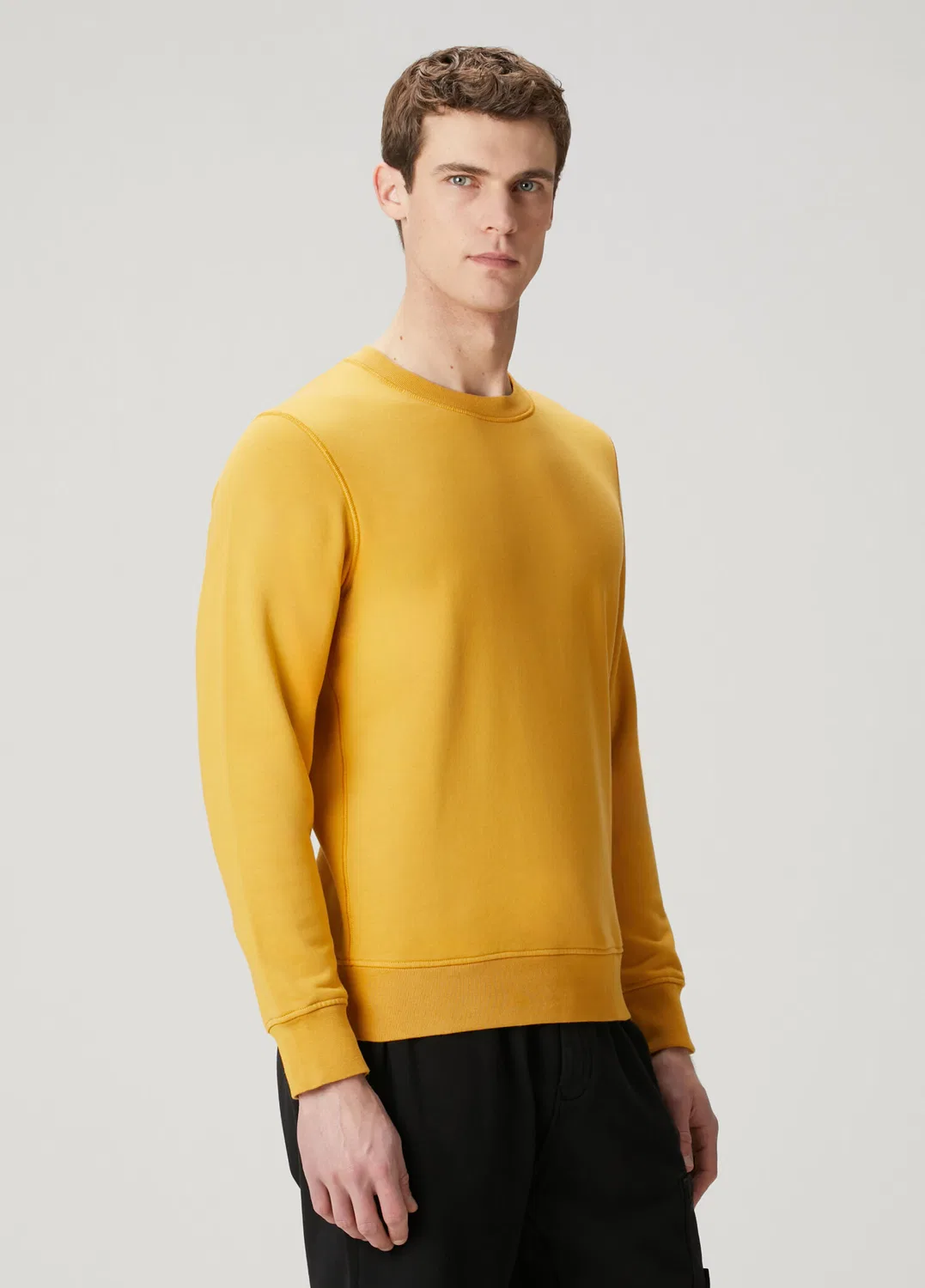 Свитшот Stone Island, желтый — фото 3