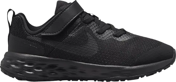 

Кроссовки Nike Revolution 6 PS 'Black Dark Smoke Grey', черный