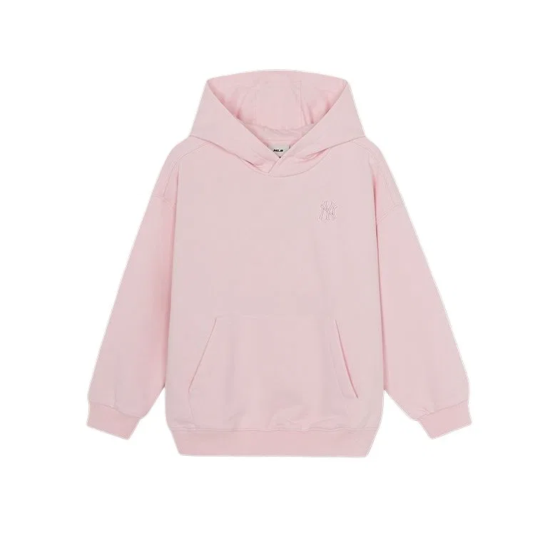 Детский свитшот с капюшоном тонкий Light Pink MLB KIDS