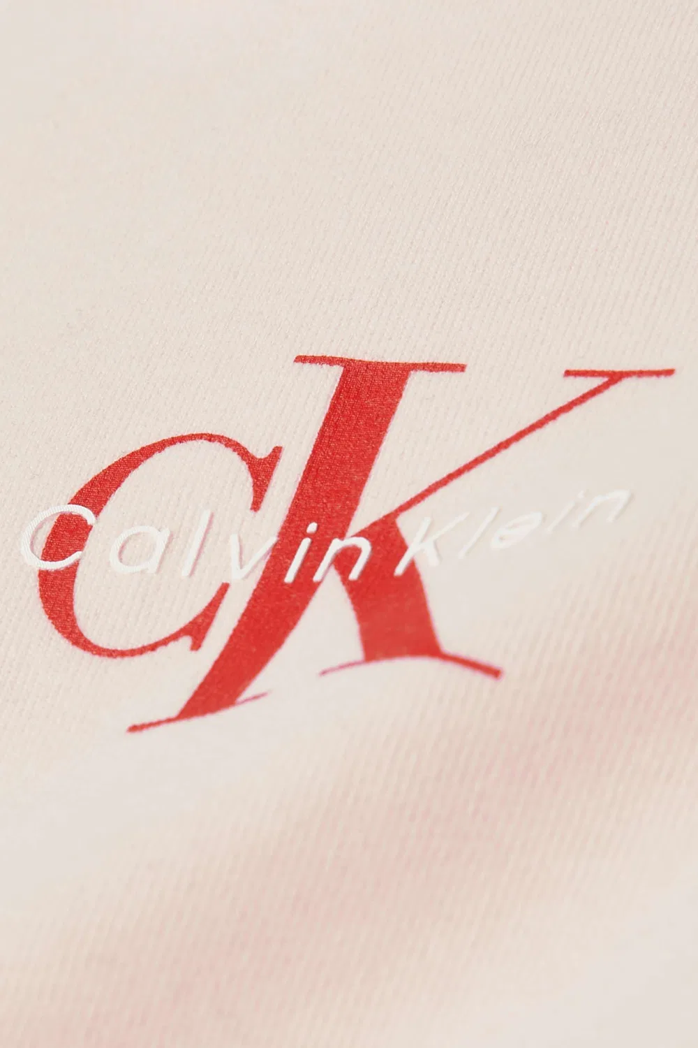 Футболка поло с принтом Mini Me Rugby Monologo Calvin Klein, розовый — фото 3