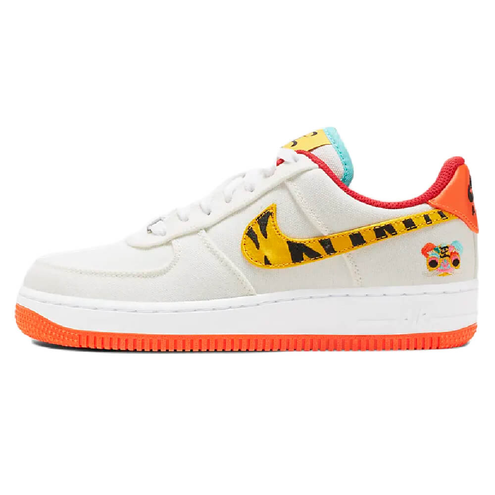 Кроссовки Nike Air Force 1 '07 LX, бежевый/оранжевый - фото