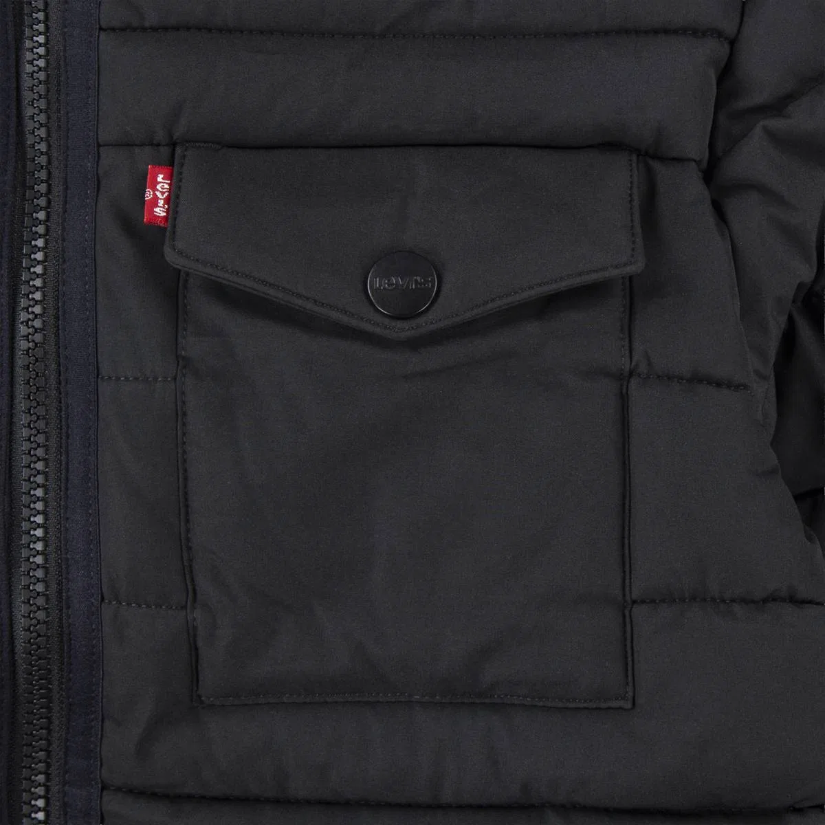Тяжелая пуховая куртка для мальчиков 8-20 лет Levi's, Black — фото 4