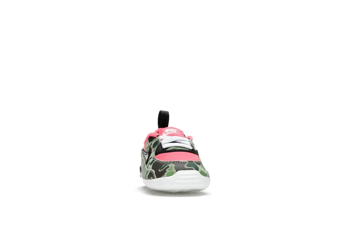 Детские кроссовки Lifestyle с амортизацией Nike Air Max 90, Infrared/Black-Dark Sage-Baroque Brown — фото 2