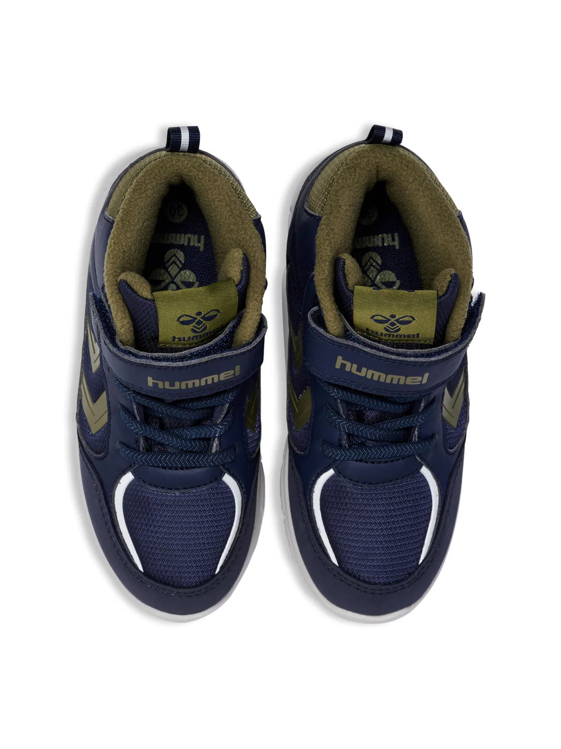 Детские ботинки на липучке X-Light 2.0 Hummel, Blau Kosmosblau Dunkelblau — фото 3