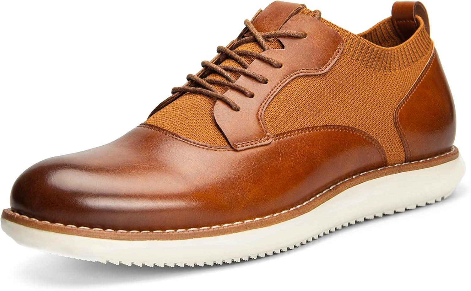 

Мужские оксфорды Meijiana, классические туфли на шнуровке, легкие модные туфли, Brown-08