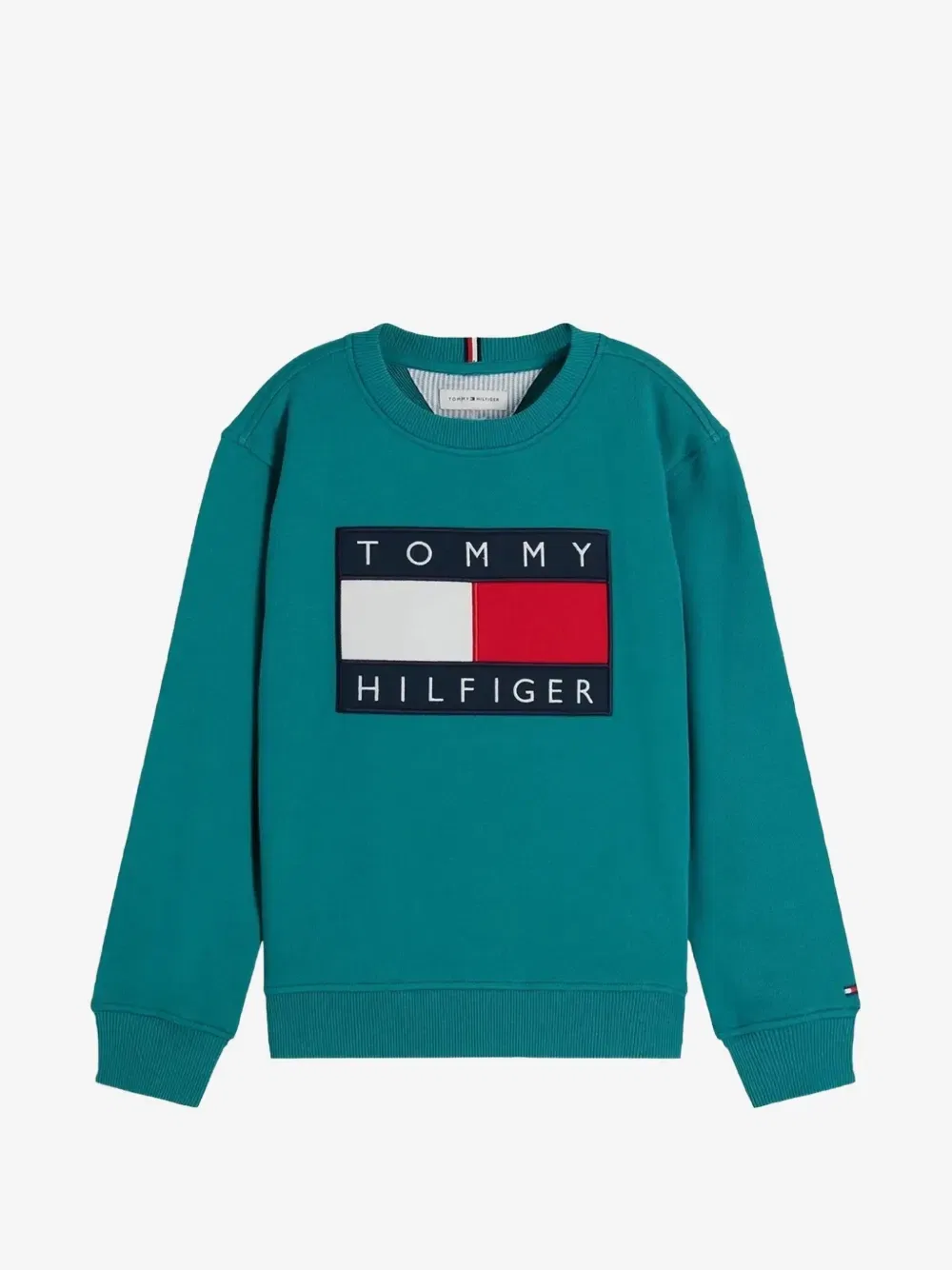 Толстовка с нашивкой-логотипом Tommy Hilfiger Junior, зеленый