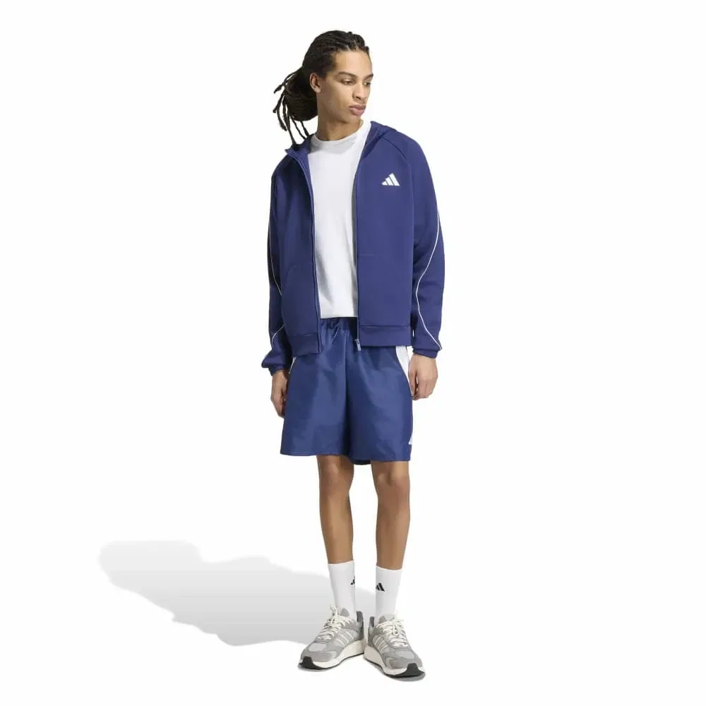 Мужской худи с принтом Stadium Small Logo Adidas, Blue — фото 4